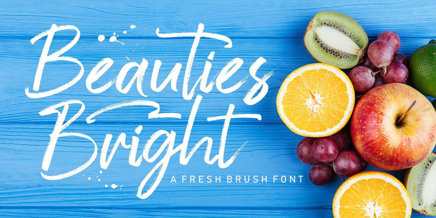 Пример шрифта Beauties Bright #8